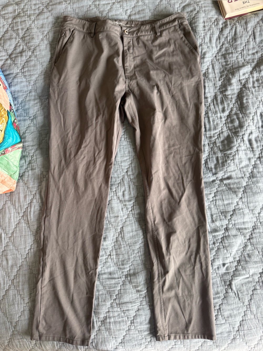 Men's Tan Slim Stretch Chinos